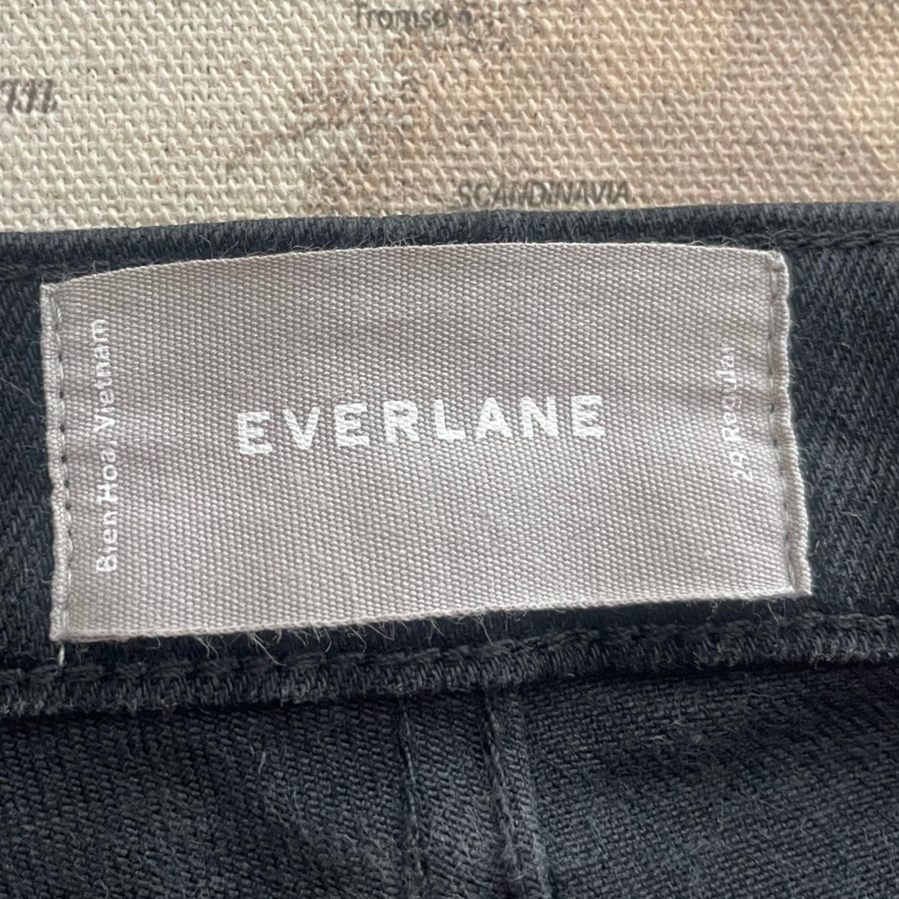 Everlane Black Mid Rise Jeans Size 29 Regular - Picture 8 of 14